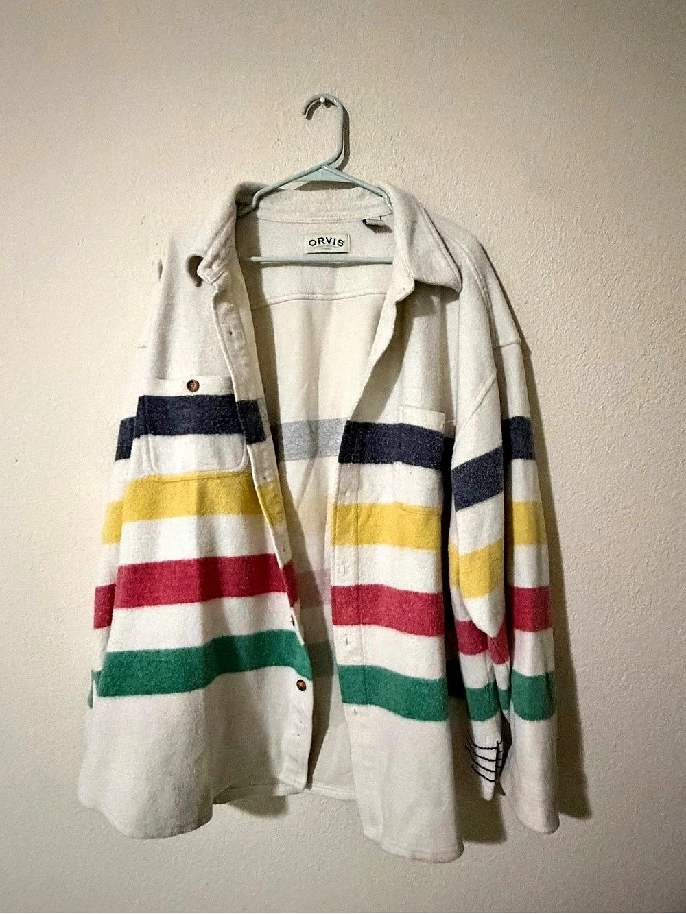 Orvis Striped Jacket in White & Multicolor